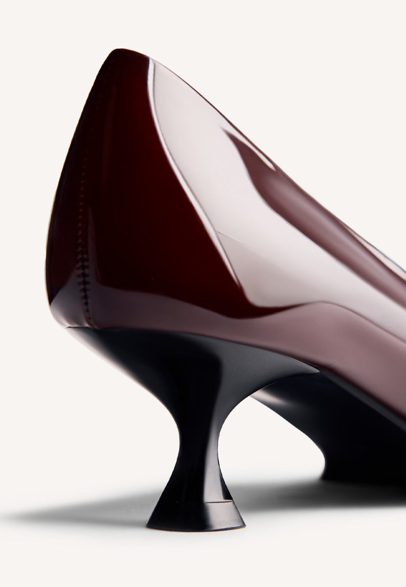 ZAPATOS TACÓN EFECTO CHAROL MAZEPPA
