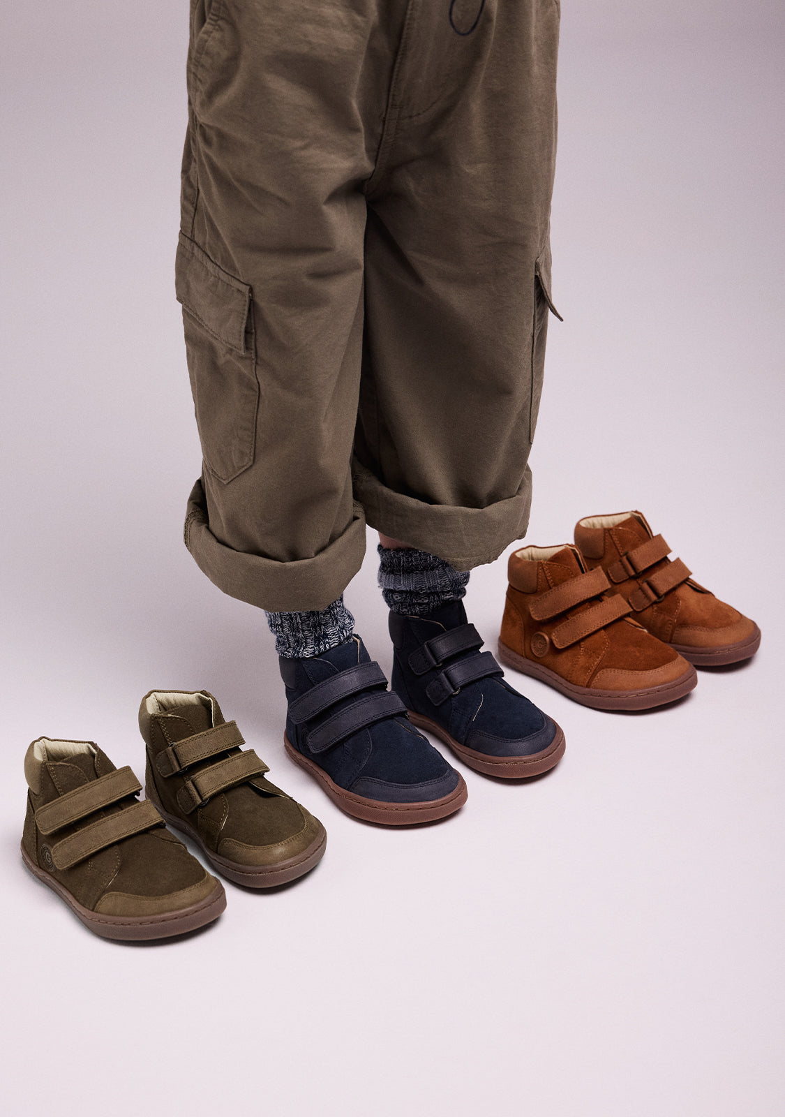 GIOSEPPO BAREFOOT - BOTTINES CUIR DAIM KEEGO