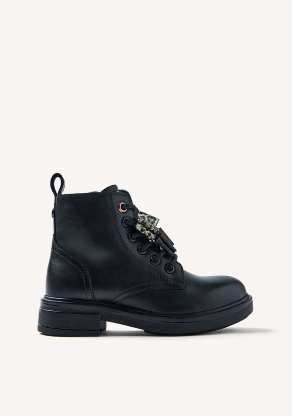 LEATHER BOOTS BOWS REVERE