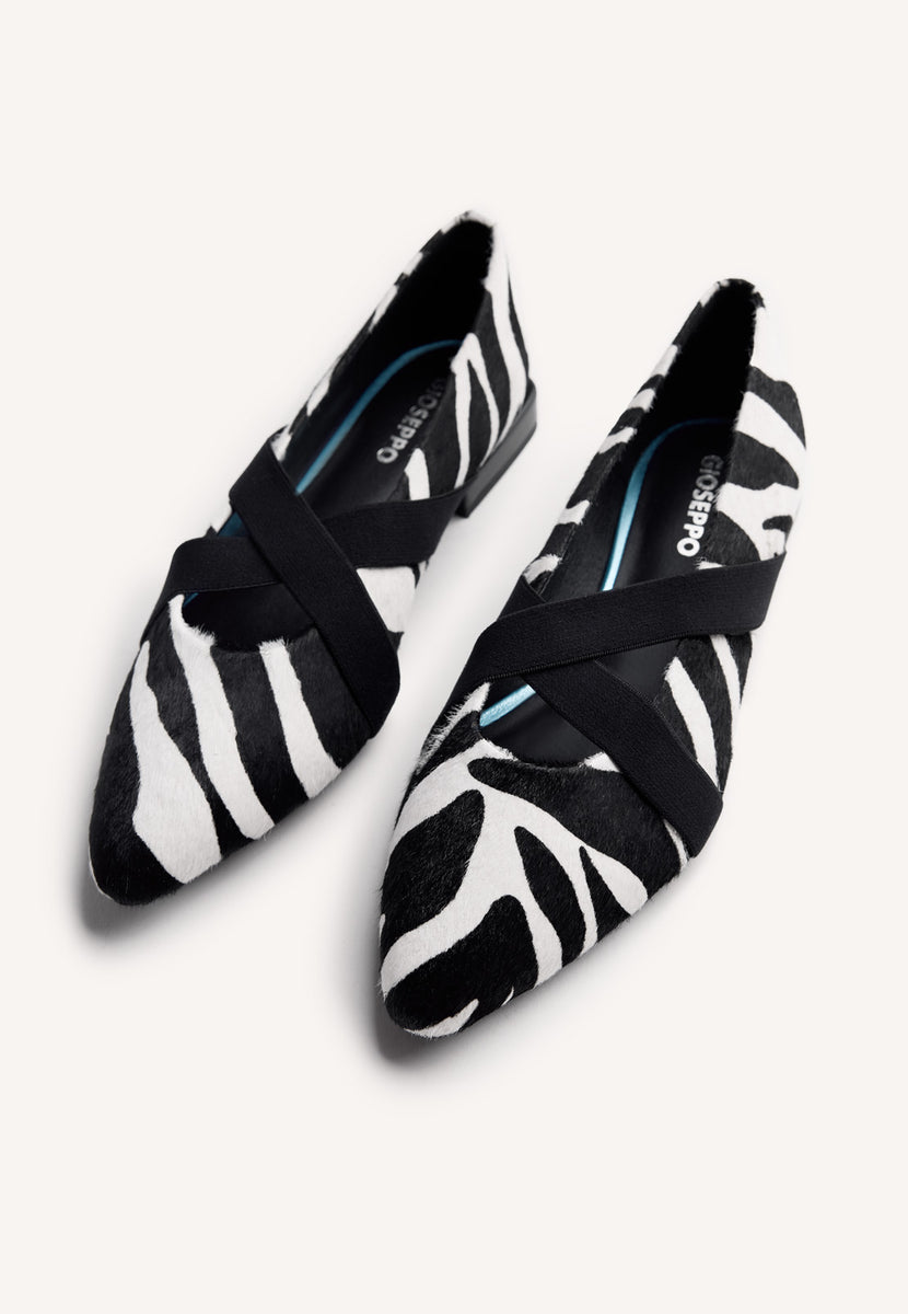 LEATHER BALLET FLATS HENDRUM