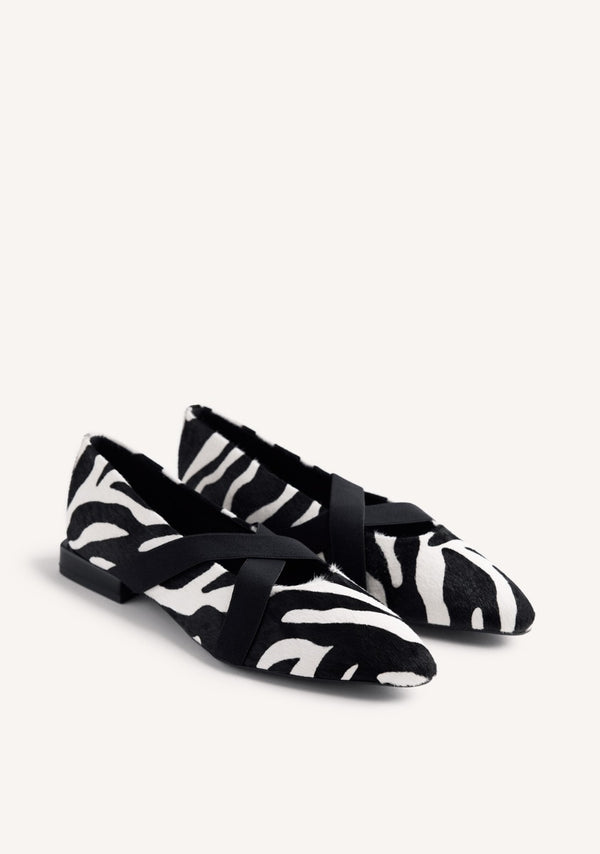 BAILARINAS PIEL ESTAMPADO ANIMAL MILACA