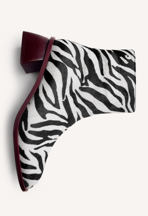 BOTINES PIEL ESTAMPADO ANIMAL REMER