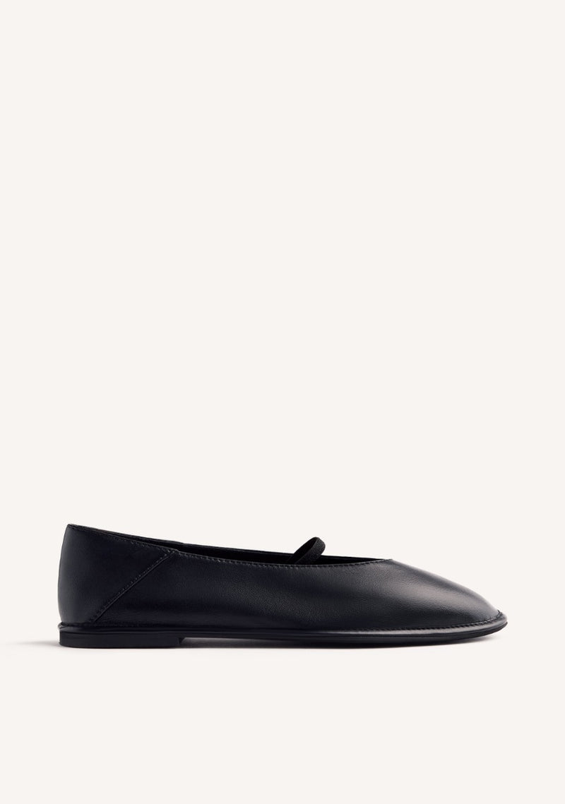 LEATHER BALLET FLATS OKABENA