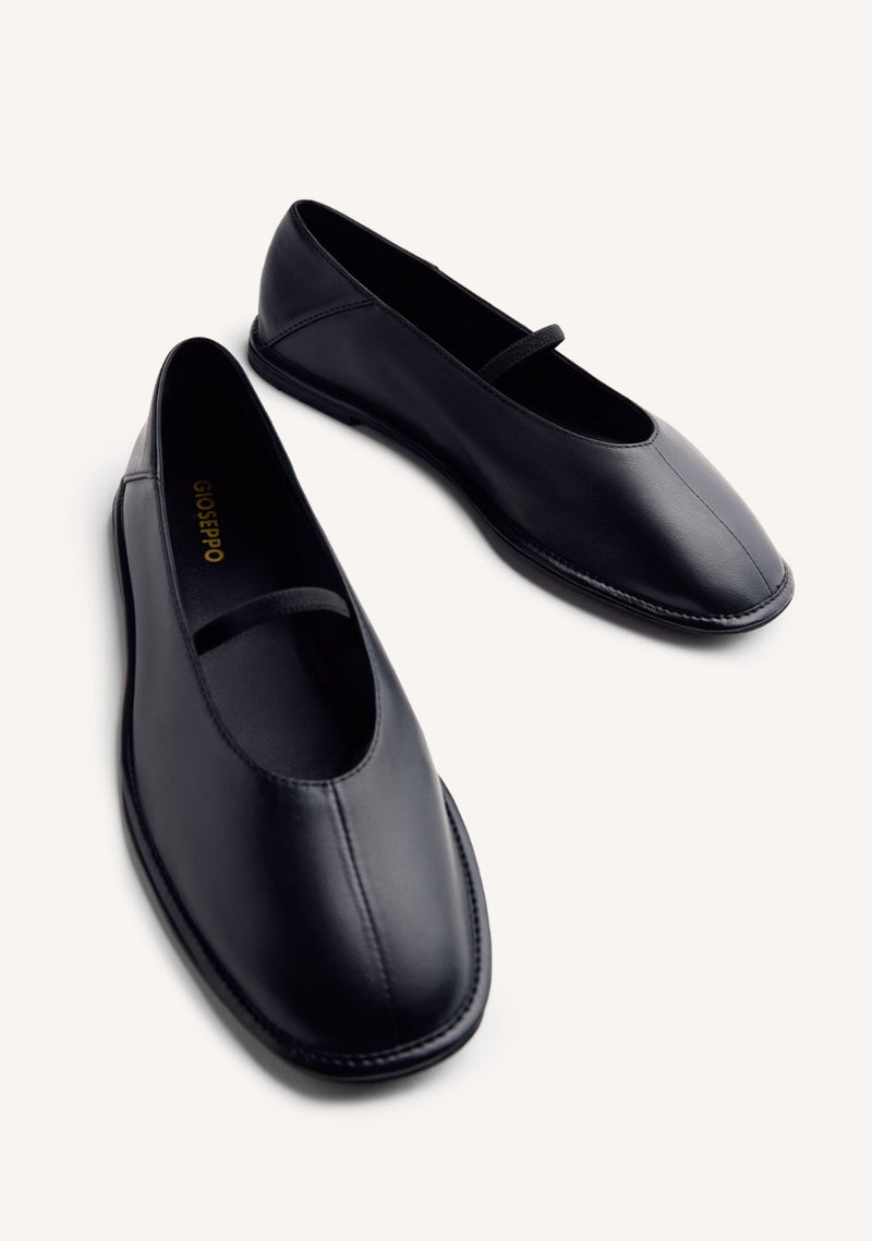 LEATHER BALLET FLATS OKABENA