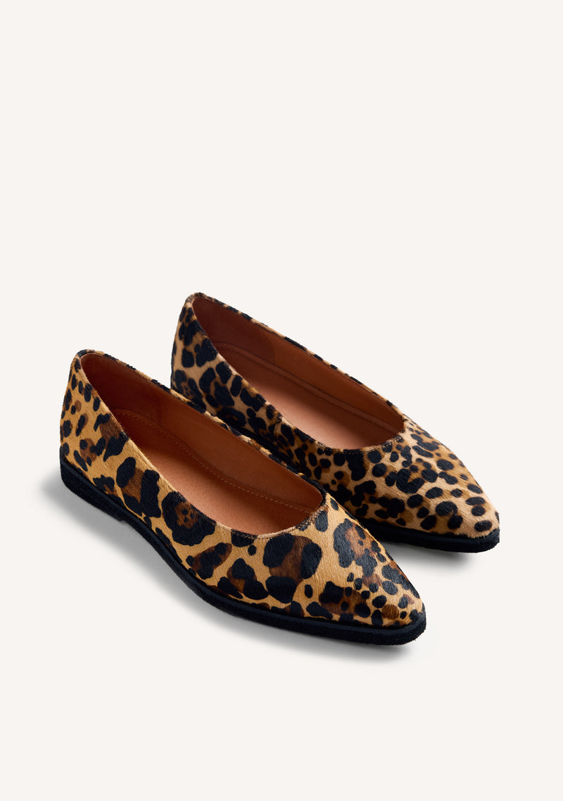 BAILARINAS PIEL ESTAMPADO ANIMAL BADOURA