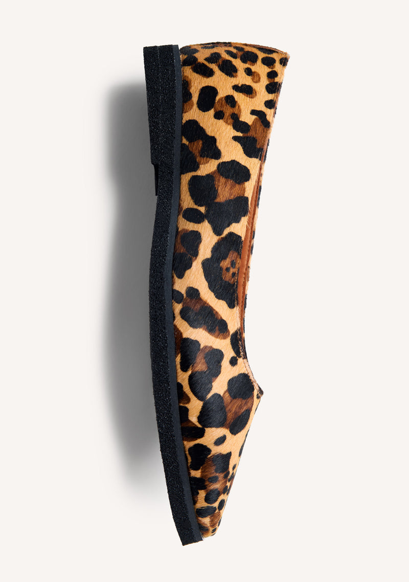 BAILARINAS PIEL ESTAMPADO ANIMAL BADOURA