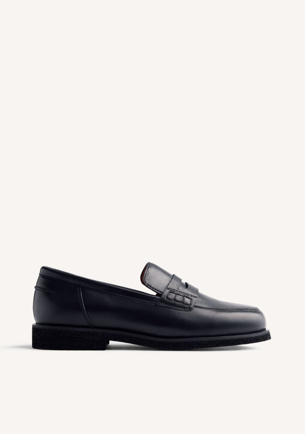LEATHER LOAFERS EVELETH