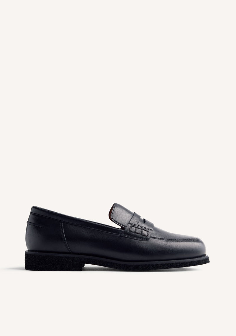LEATHER LOAFERS EVELETH