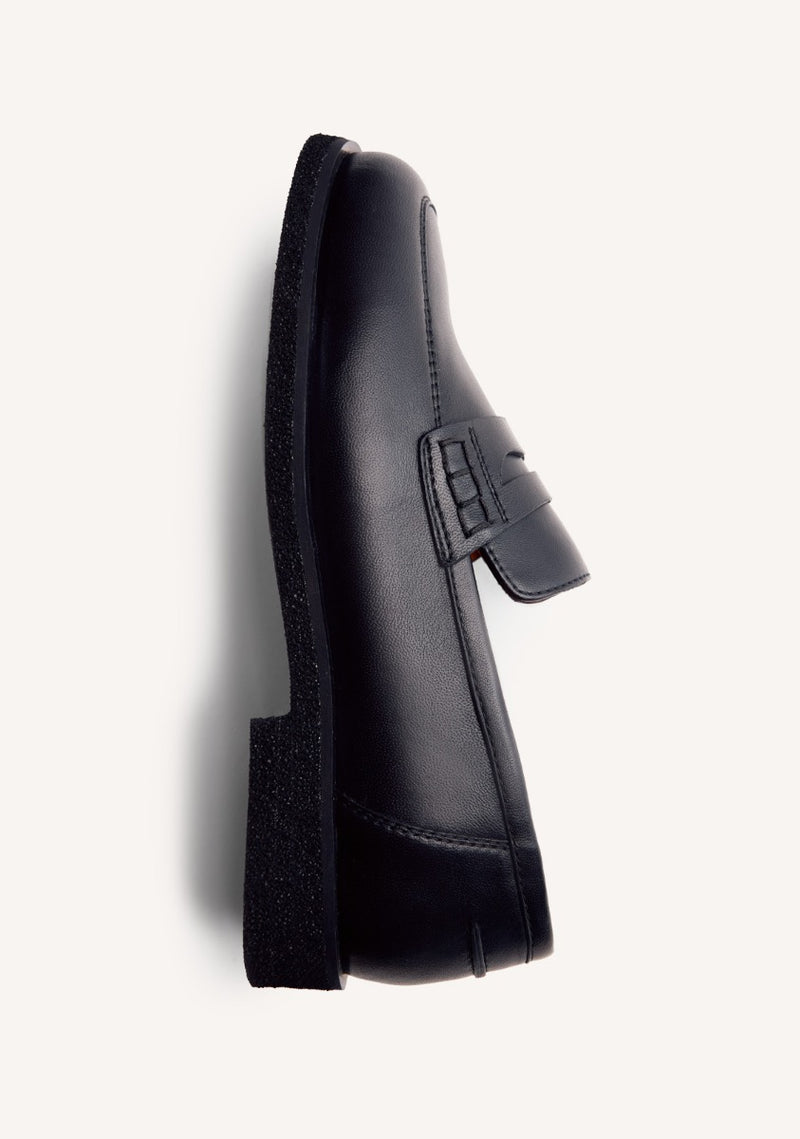 LEATHER LOAFERS EVELETH