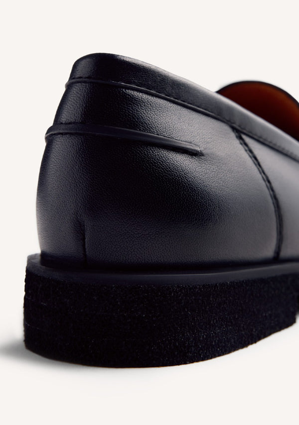 LEATHER LOAFERS EVELETH