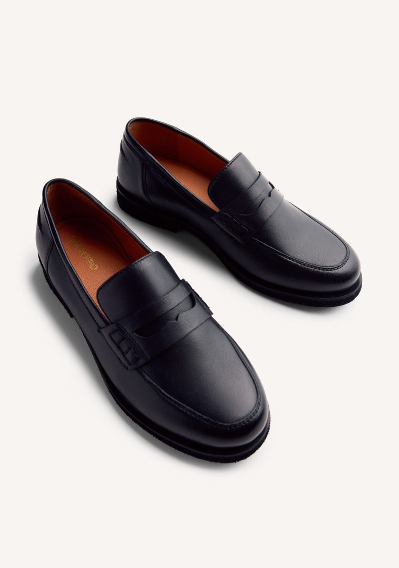 LEATHER LOAFERS EVELETH