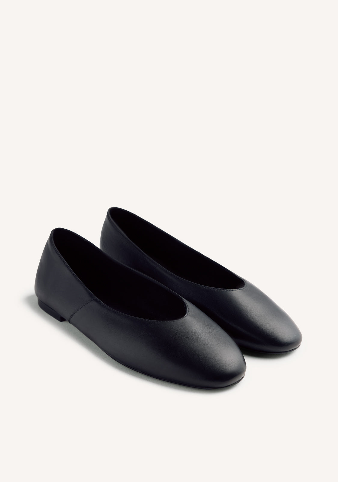 LEATHER BALLET FLATS HENDRUM
