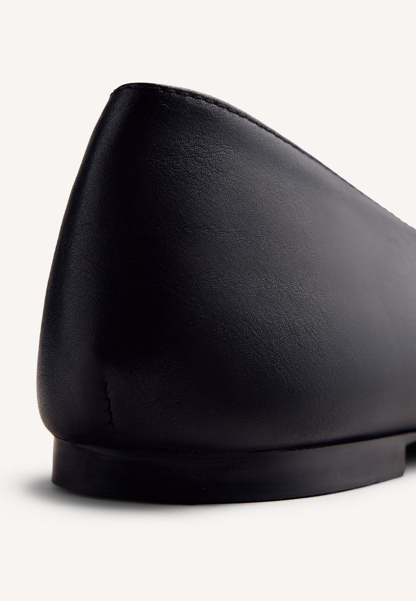 LEATHER BALLET FLATS HENDRUM