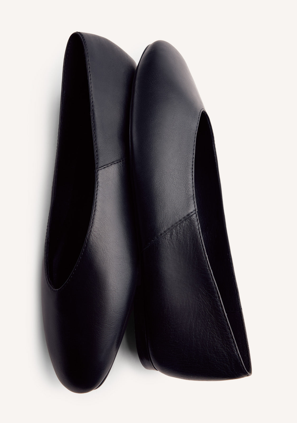 LEATHER BALLET FLATS HENDRUM