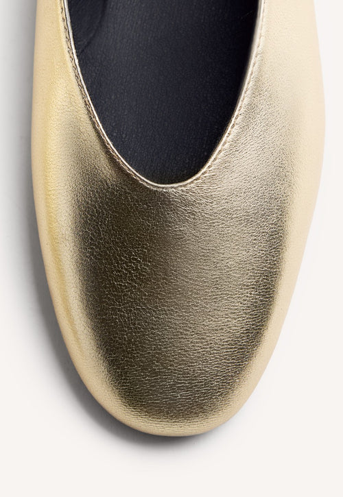 LEATHER BALLET FLATS HENDRUM