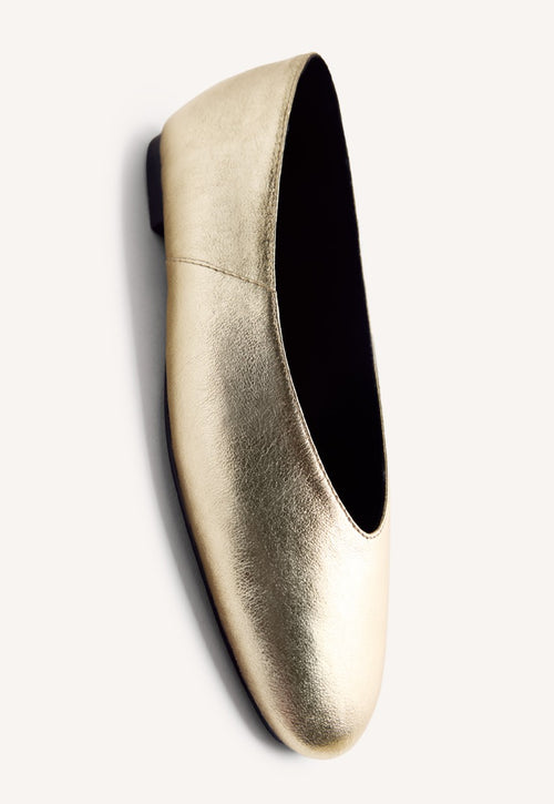LEATHER BALLET FLATS HENDRUM