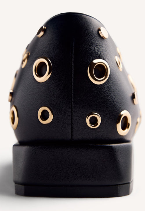EYELETTED AND STUDDED LOAFERS IMLAY