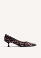 ANIMAL PRINT HEELED SHOES BIWABIK