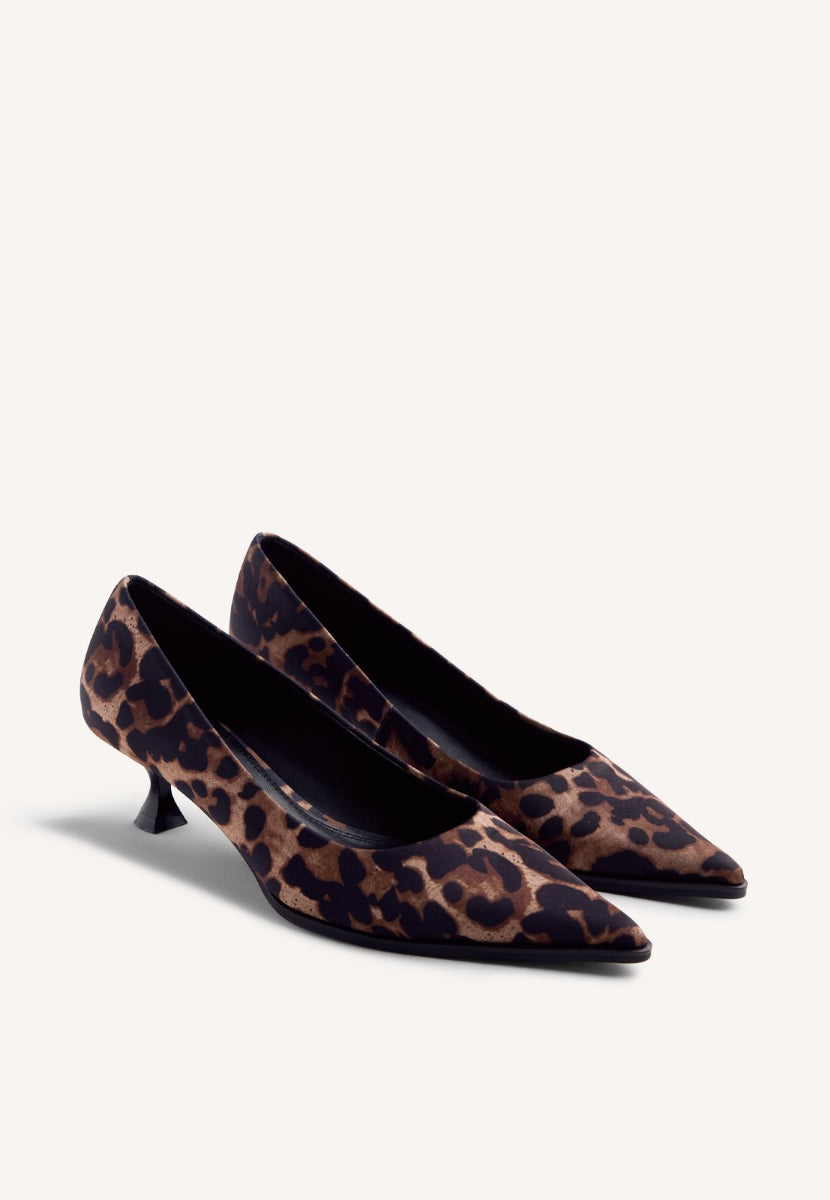 ZAPATOS TACÓN ESTAMPADO ANIMAL BIWABIK