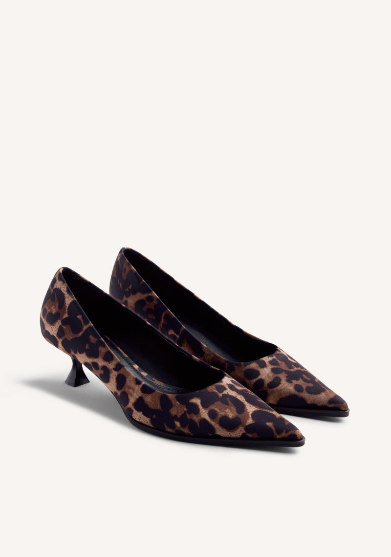 ZAPATOS TACÓN ESTAMPADO ANIMAL BIWABIK