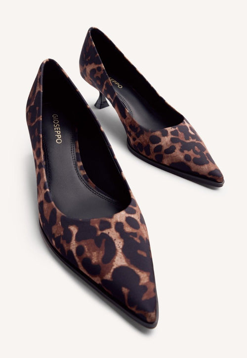 ANIMAL PRINT HEELED SHOES BIWABIK