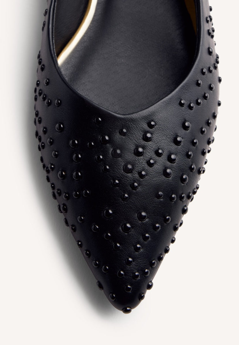 ZAPATOS TACÓN TACHAS MADELIA