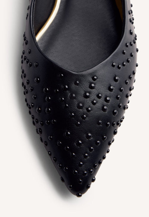 STUDDED HEELED SHOES MADELIA