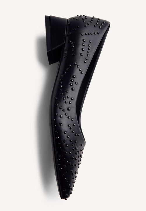 STUDDED HEELED SHOES MADELIA