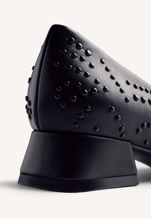 STUDDED HEELED SHOES MADELIA
