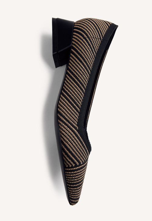 STRIPED HEELED SHOES AHMEEK