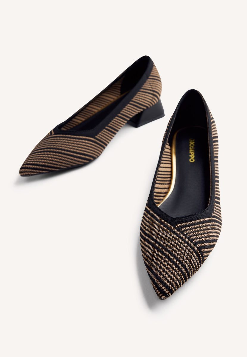 ZAPATOS TACÓN RAYAS AHMEEK