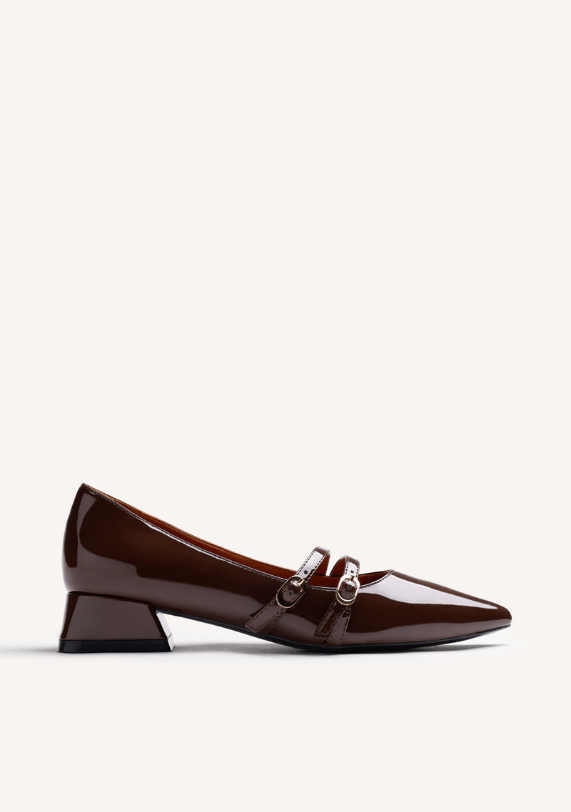 SCARPE MARY-JANE EFFETTO VERNICE LUCAN