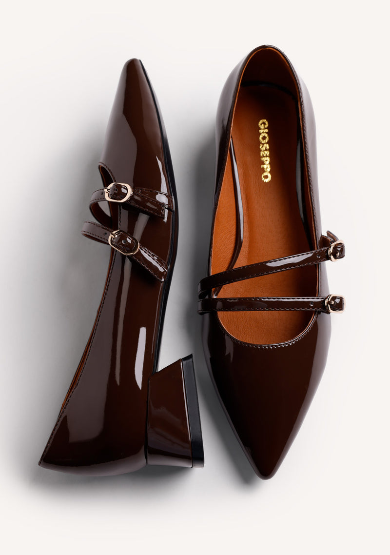 SCARPE MARY-JANE EFFETTO VERNICE LUCAN