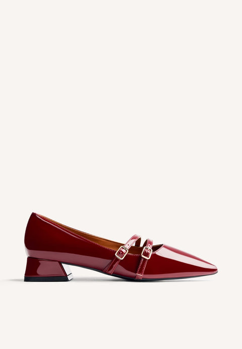 ZAPATOS TACÓN EFECTO CHAROL LUCAN