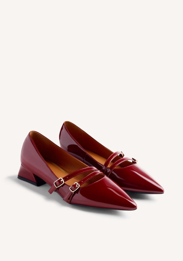 ZAPATOS TACÓN EFECTO CHAROL LUCAN