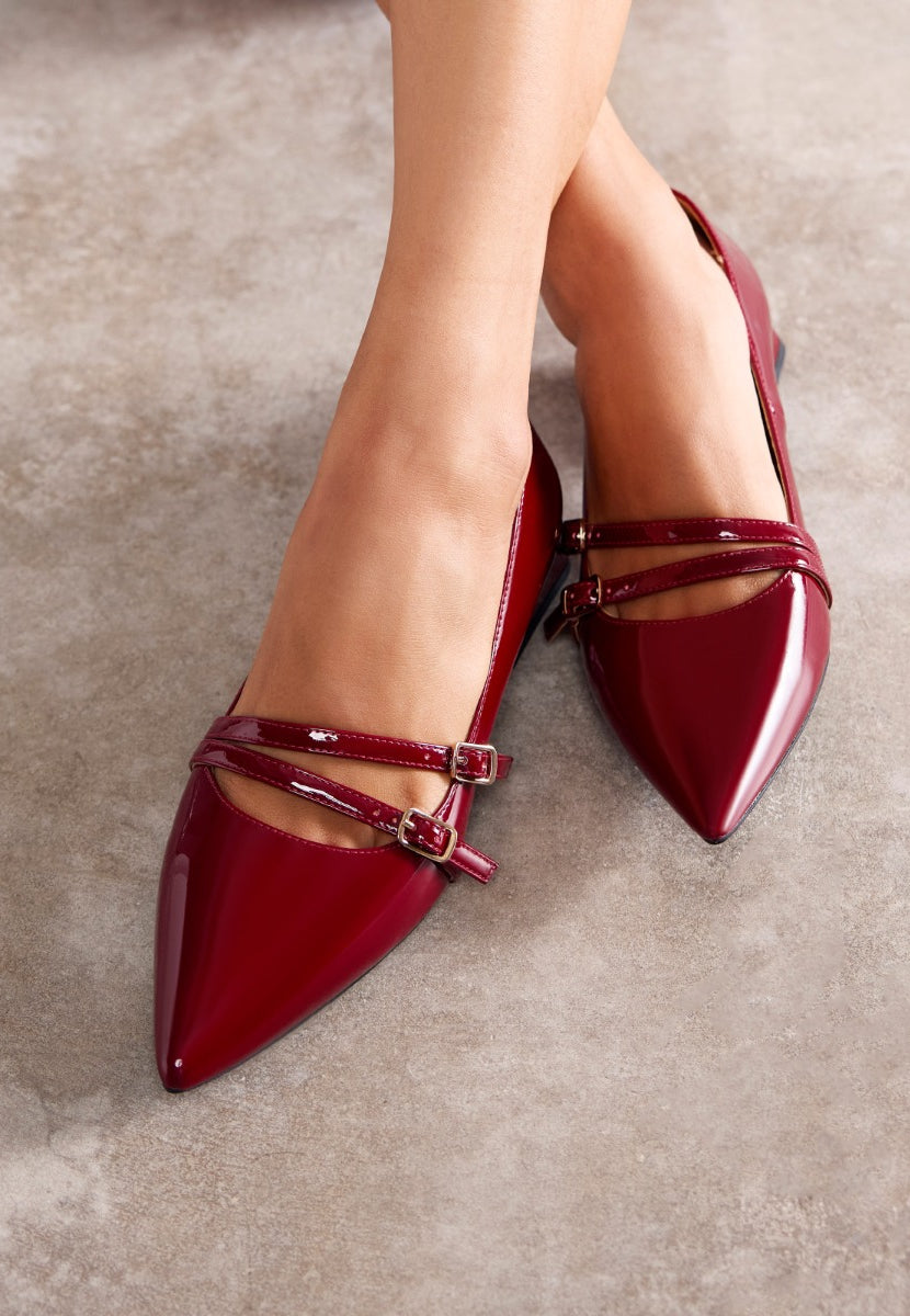 ZAPATOS TACÓN EFECTO CHAROL LUCAN