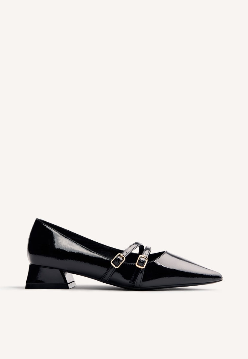 ZAPATOS TACÓN EFECTO CHAROL LUCAN