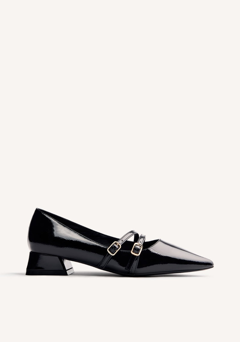 ZAPATOS TACÓN EFECTO CHAROL LUCAN