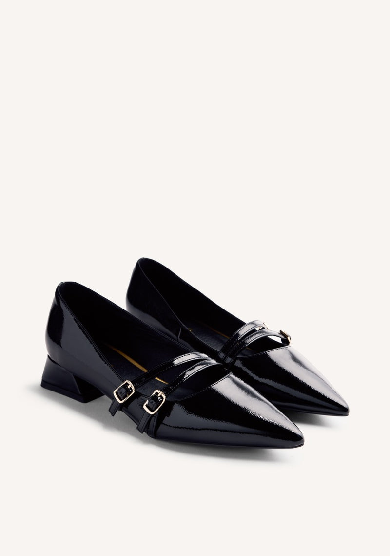 ZAPATOS TACÓN EFECTO CHAROL LUCAN