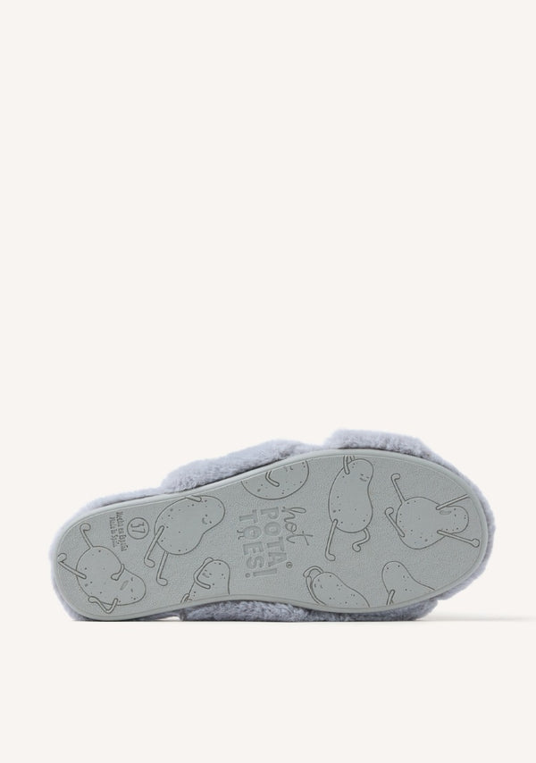 ZAPATILLAS DE CASA TIPO PALAS PELO MATTAWAN