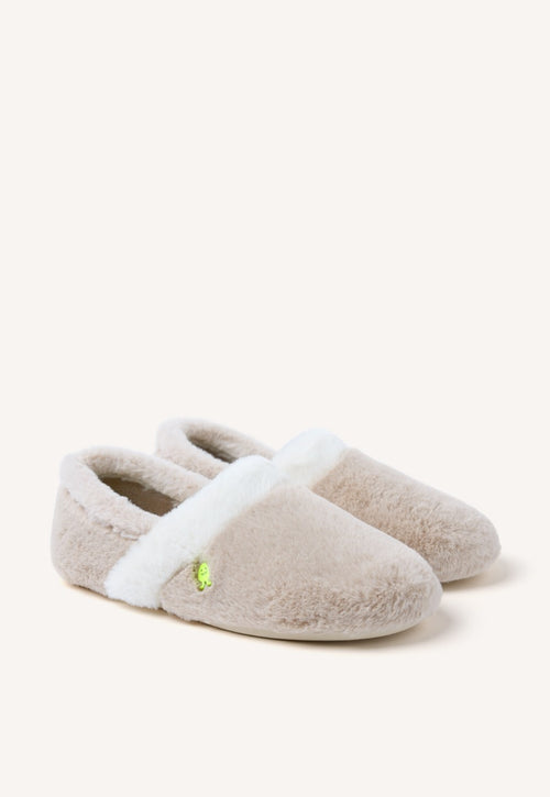 FUR CLOSED HOUSE SLIPPERS OWOSSO