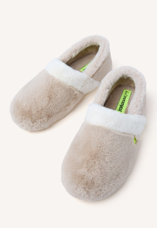 FUR CLOSED HOUSE SLIPPERS OWOSSO