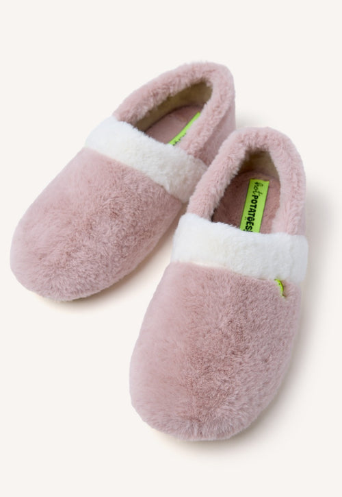 FUR CLOSED HOUSE SLIPPERS OWOSSO