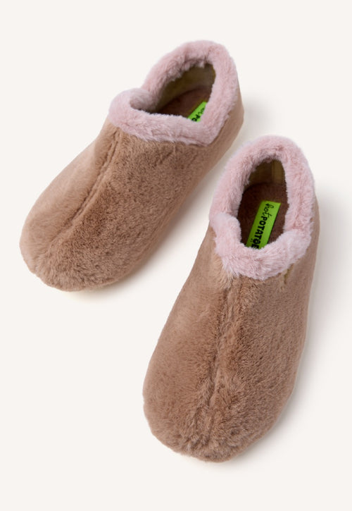 FUR BOOTIE-HOUSE SLIPPERS KERRICK