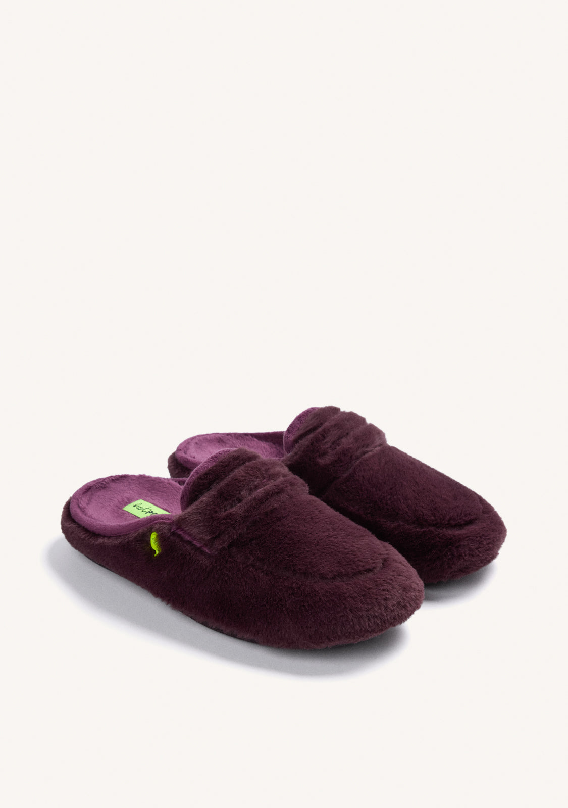 MICROFIBER MOCCASIN TYPE HOUSE SLIPPERS HARRIETTA