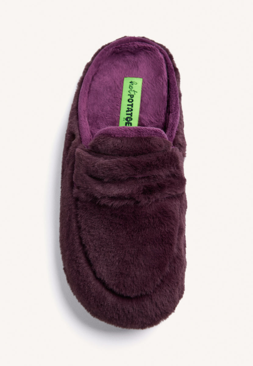 PANTUFOLE TIPO MOCASSINI IN PELLE HARRIETTA