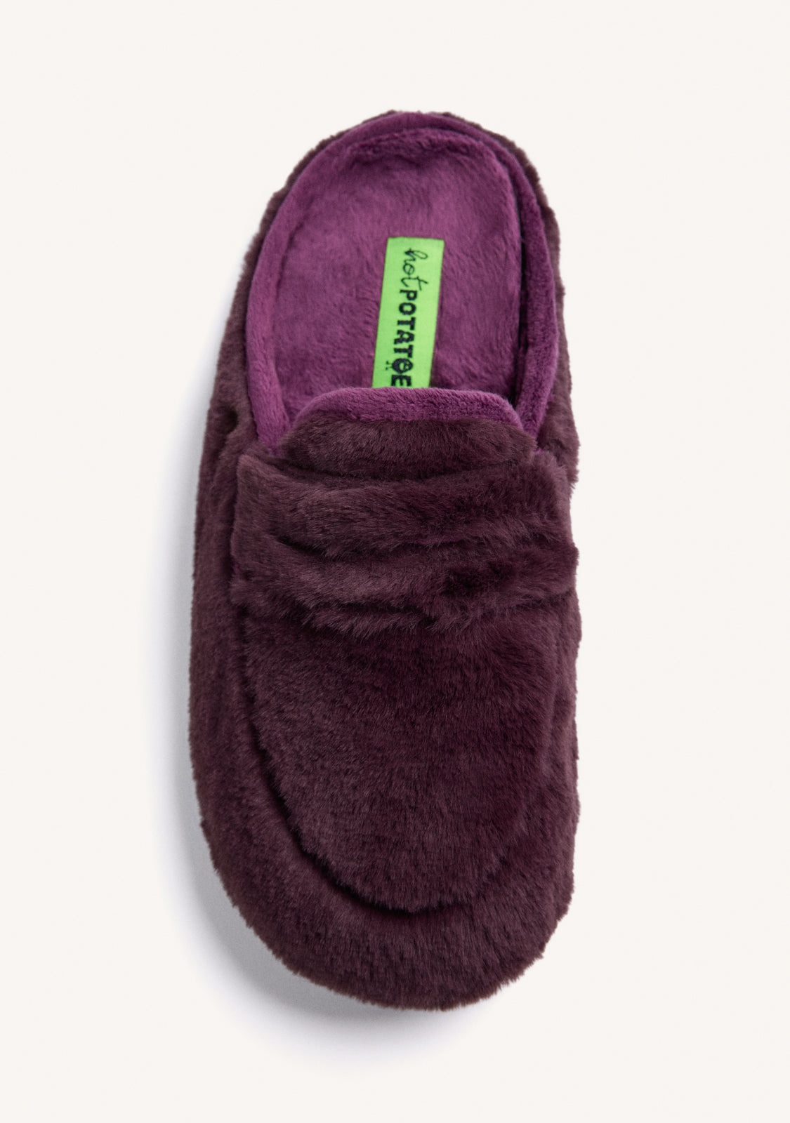 MICROFIBER MOCCASIN TYPE HOUSE SLIPPERS HARRIETTA