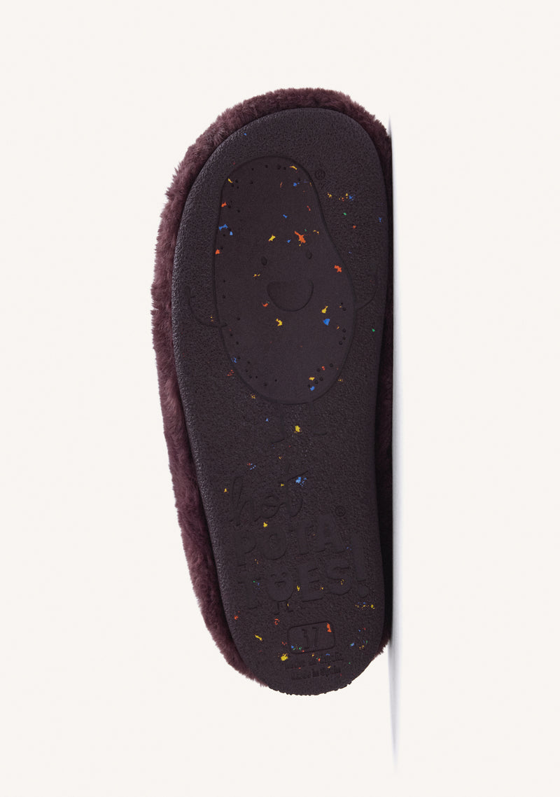MICROFIBER MOCCASIN TYPE HOUSE SLIPPERS HARRIETTA