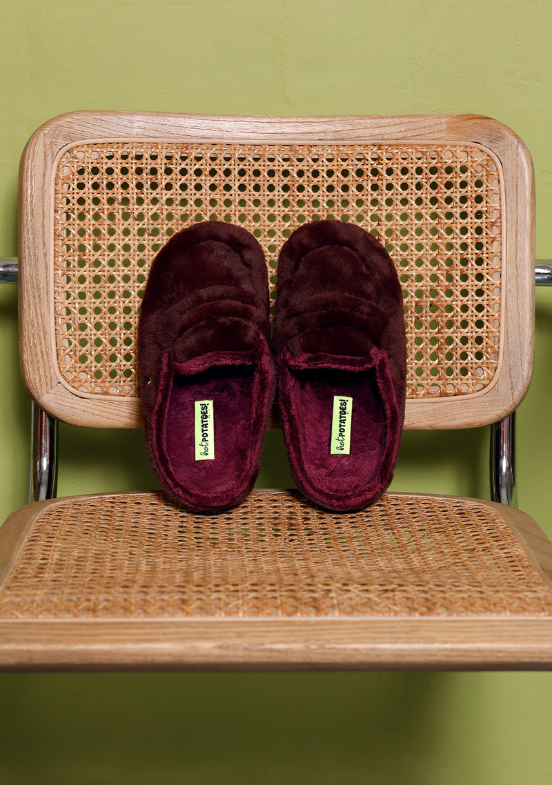 CHAUSSURES D'INTÉRIEUR DE TYPE MOCASSINS EN POIL HARRIETTA