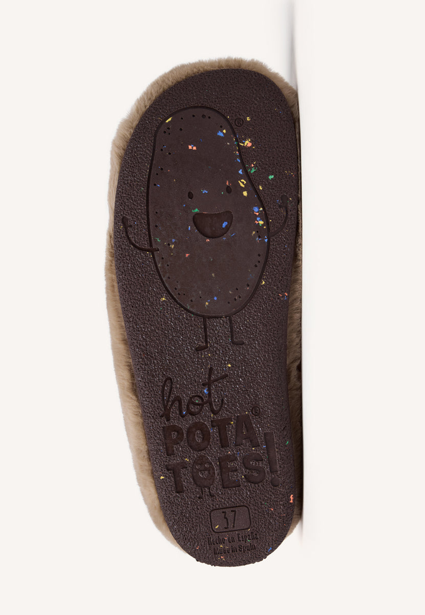 ZAPATILLAS DE CASA TIPO MOCASINES PELO HARRIETTA